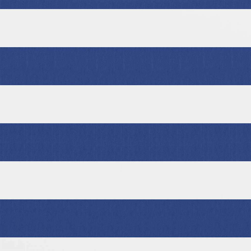 Balcony Screen White and Blue 90x500 cm Oxford Fabric