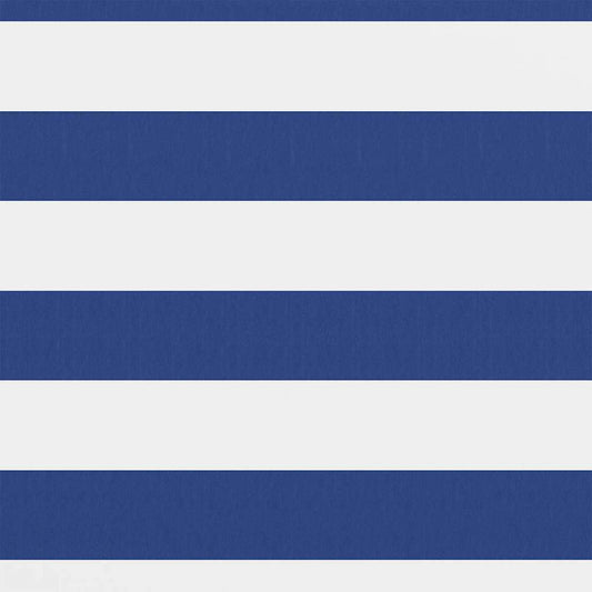 Balcony Screen White and Blue 90x500 cm Oxford Fabric