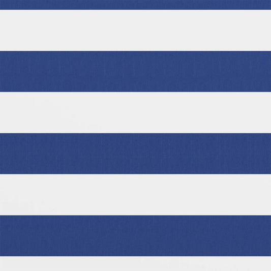 Balcony Screen White and Blue 120x400 cm Oxford Fabric