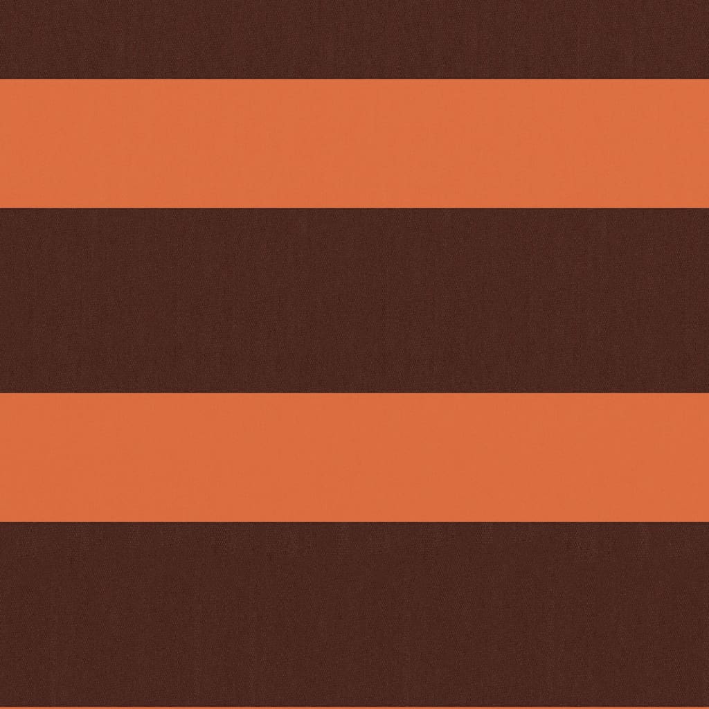 Balcony Screen Orange and Brown 75x400 cm Oxford Fabric