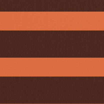 Balcony Screen Orange and Brown 120x400 cm Oxford Fabric
