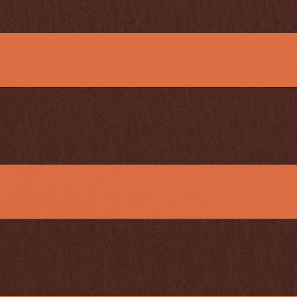 Balcony Screen Orange and Brown 120x500 cm Oxford Fabric