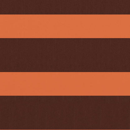 Balcony Screen Orange and Brown 120x500 cm Oxford Fabric