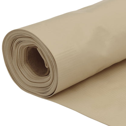 Balcony Screen Beige 75x500 cm Oxford Fabric