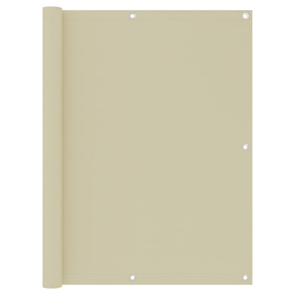 Balcony Screen Cream 120x300 cm Oxford Fabric