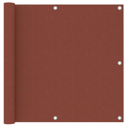 Balcony Screen Terracotta 90x300 cm Oxford Fabric