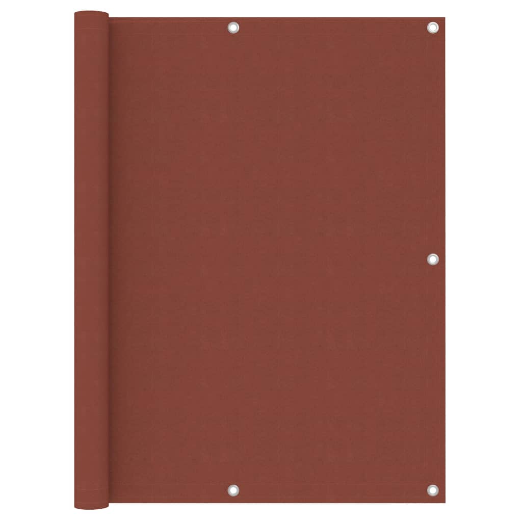 Balcony Screen Terracotta 120x400 cm Oxford Fabric