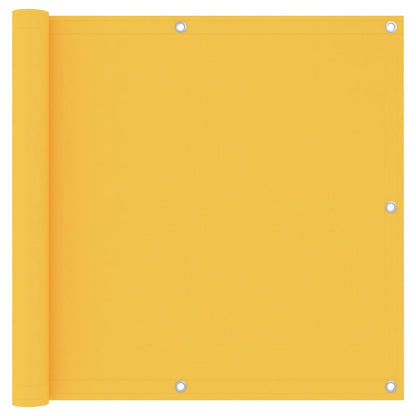 Balcony Screen Yellow 90x300 cm Oxford Fabric