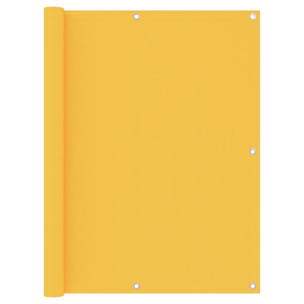 Balcony Screen Yellow 120x300 cm Oxford Fabric