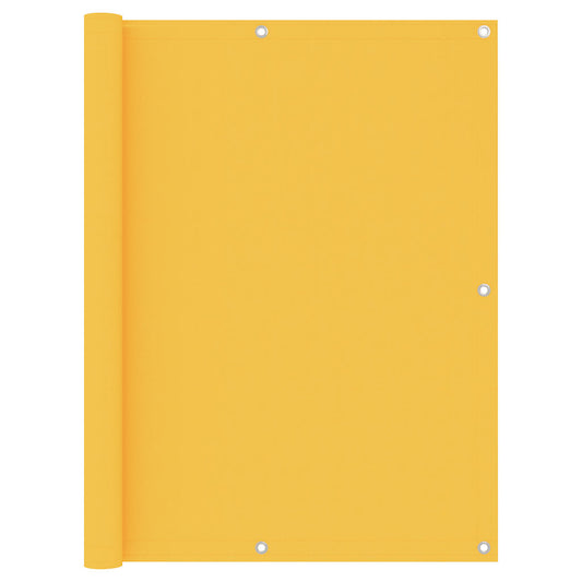 Balcony Screen Yellow 120x300 cm Oxford Fabric