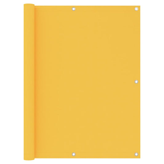 Balcony Screen Yellow 120x400 cm Oxford Fabric