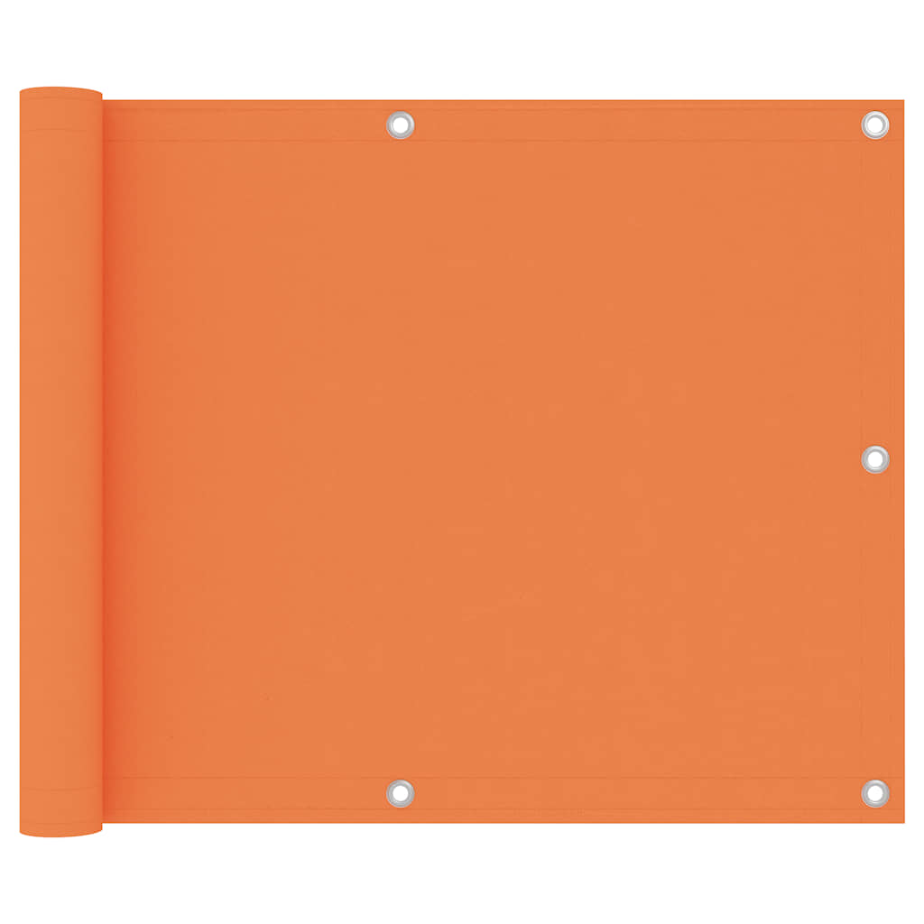 Balcony Screen Orange 75x300 cm Oxford Fabric