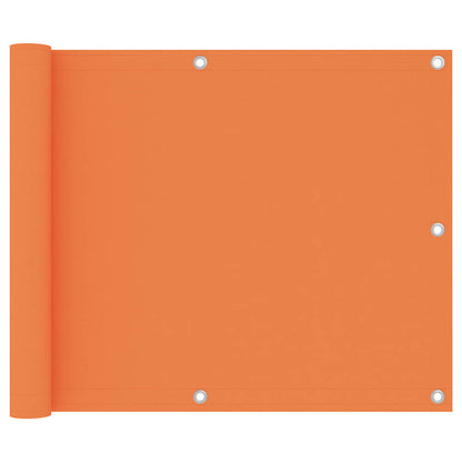Balcony Screen Orange 75x300 cm Oxford Fabric