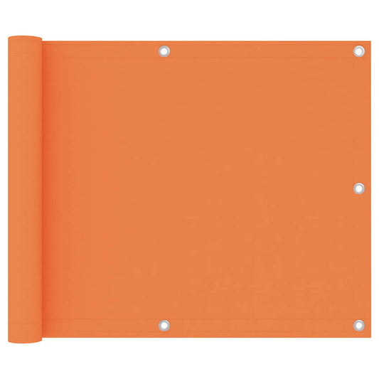 Balcony Screen Orange 75x300 cm Oxford Fabric