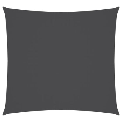 Sunshade Sail Oxford Fabric Square 4x4 m Anthracite