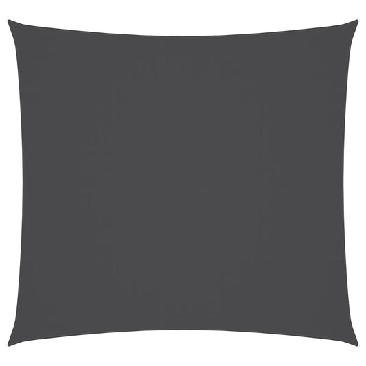 Sunshade Sail Oxford Fabric Square 4x4 m Anthracite