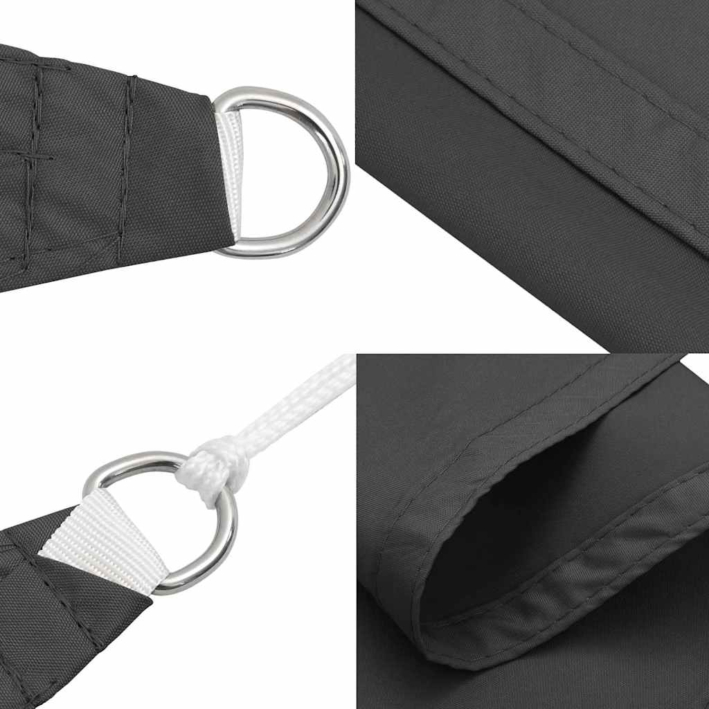 135085 vidaXL Sunshade Sail Oxford Fabric Square 4,5x4,5 m Anthracite