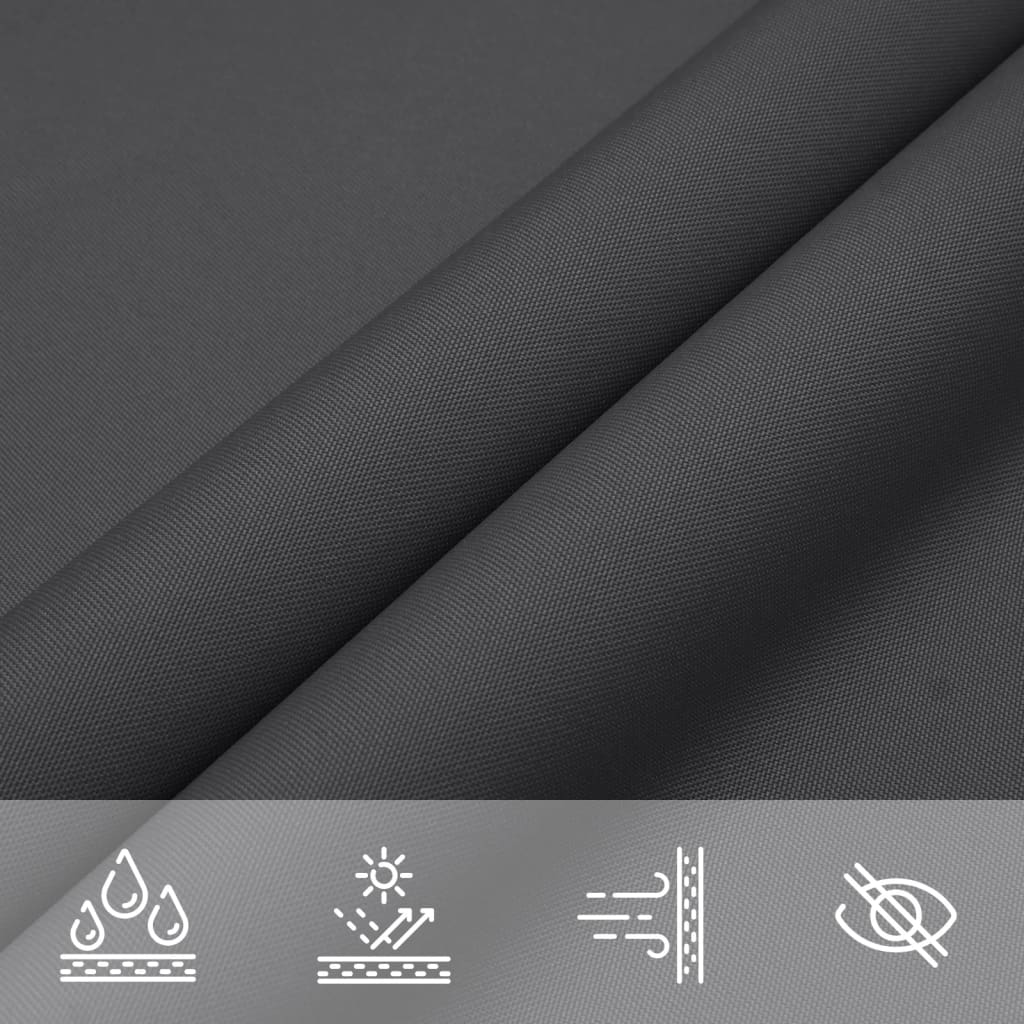 Sunshade Sail Oxford Fabric Square 4.5x4.5 m Anthracite