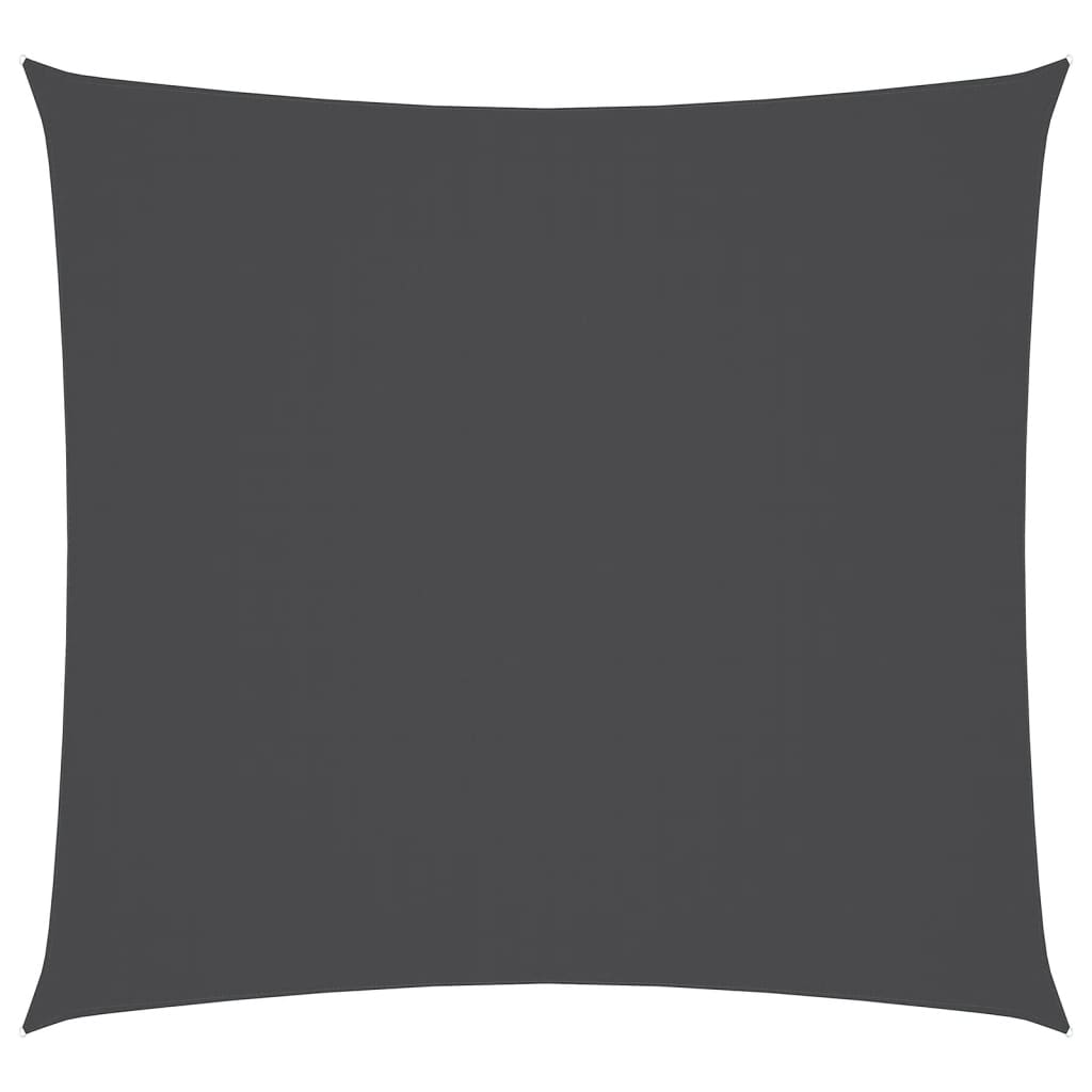 Sunshade Sail Oxford Fabric Square 5x5 m Anthracite