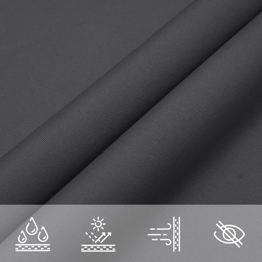 Sunshade Sail Oxford Fabric Square 6x6 m Anthracite