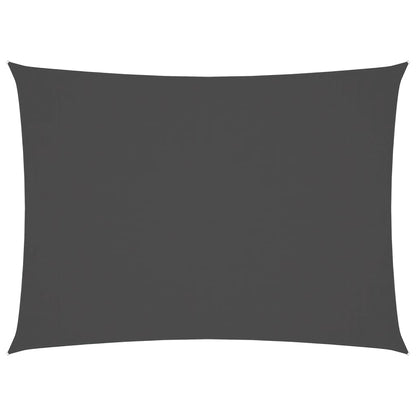 Sunshade Sail Oxford Fabric Rectangular 2x3.5 m Anthracite