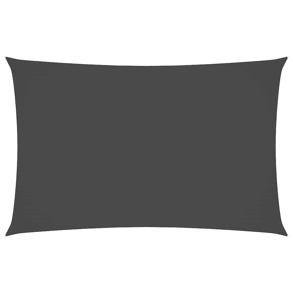 Sunshade Sail Oxford Fabric Rectangular 2x5 m Anthracite