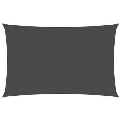 Sunshade Sail Oxford Fabric Rectangular 2x5 m Anthracite