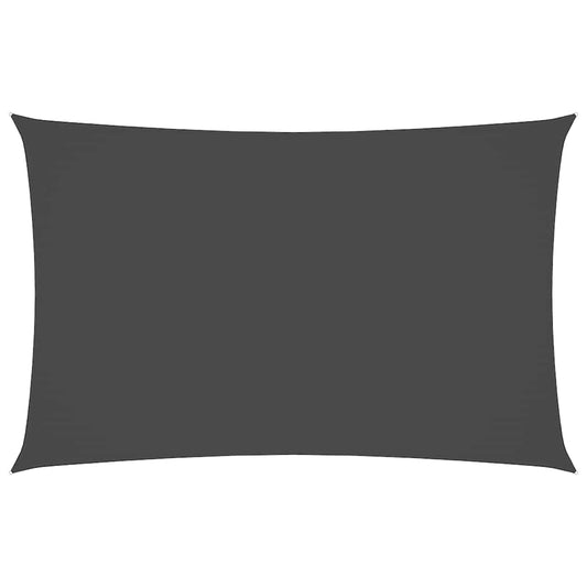 Sunshade Sail Oxford Fabric Rectangular 2x5 m Anthracite