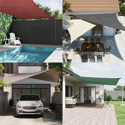 Sunshade Sail Oxford Fabric Rectangular 2x5 m Anthracite