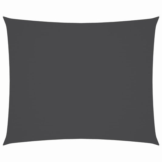 Sunshade Sail Oxford Fabric Rectangular 3x4 m Anthracite