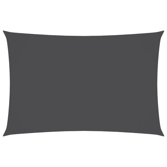 Sunshade Sail Oxford Fabric Rectangular 6x8 m Anthracite