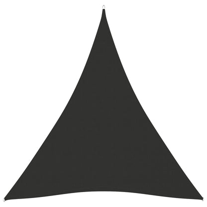 Sunshade Sail Oxford Fabric Triangular 5x6x6 m Anthracite