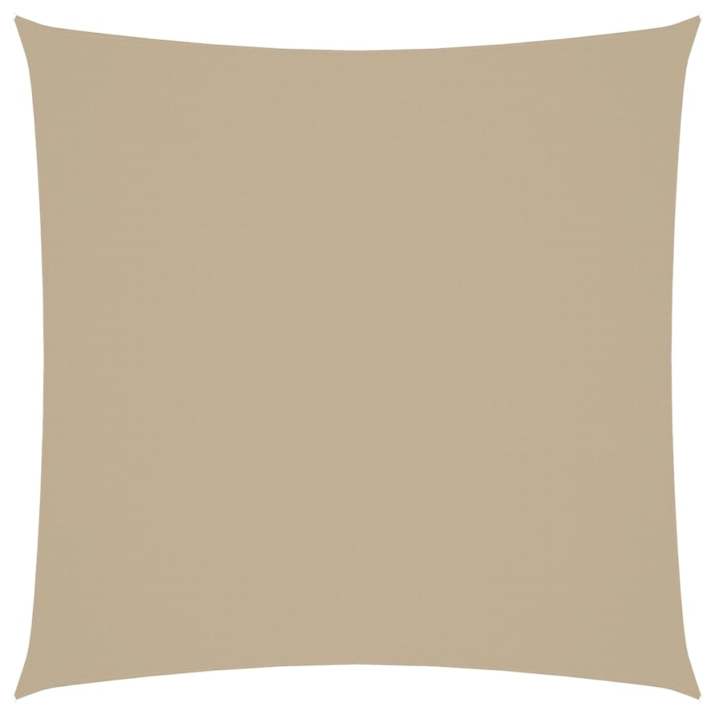 Sunshade Sail Oxford Fabric Square 6x6 m Beige