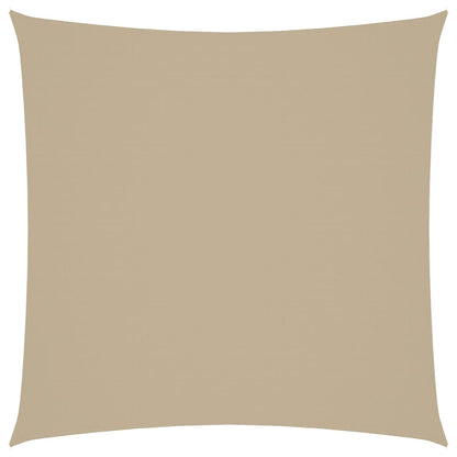 Sunshade Sail Oxford Fabric Square 6x6 m Beige