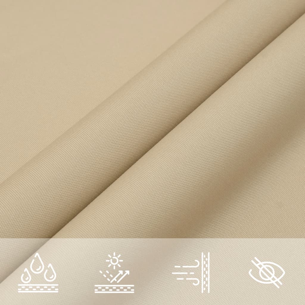 Sunshade Sail Oxford Fabric Square 6x6 m Beige