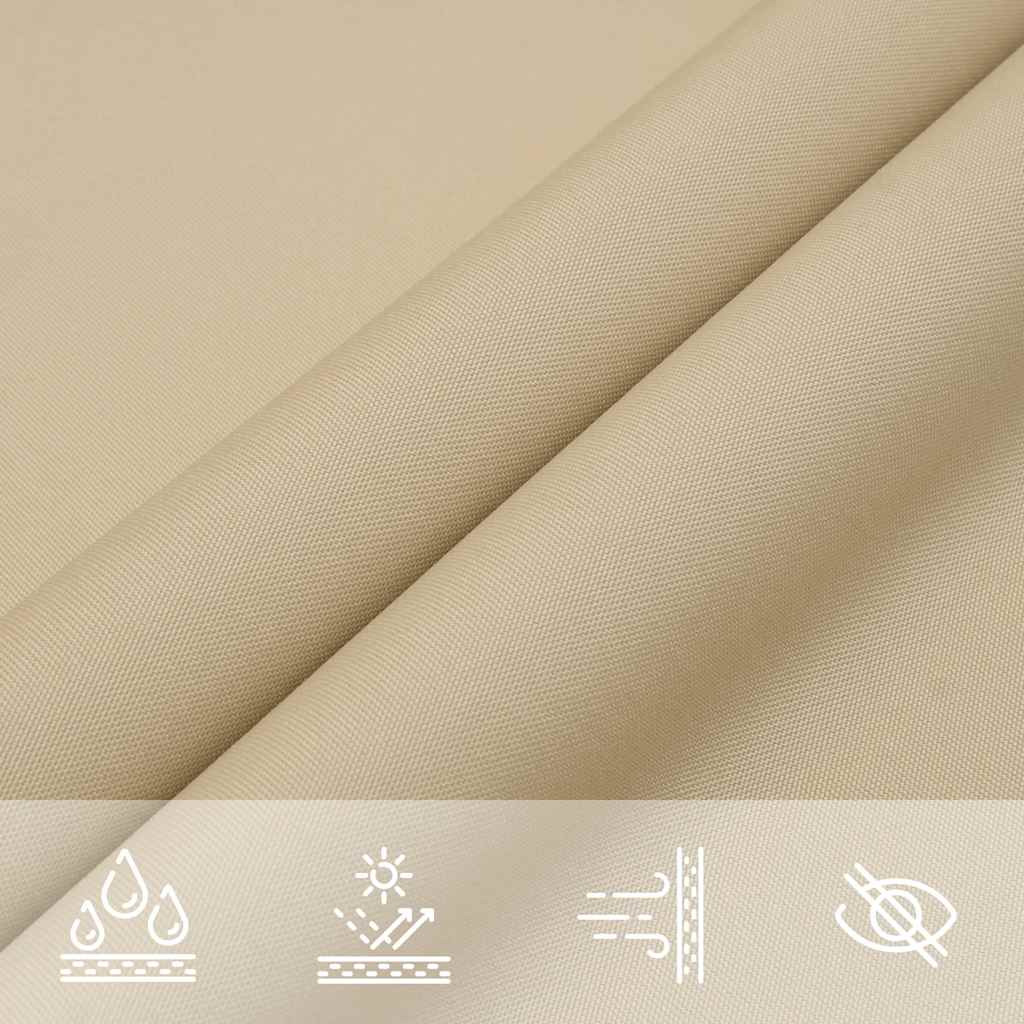 Sunshade Sail Oxford Fabric Rectangular 2x3.5 m Beige