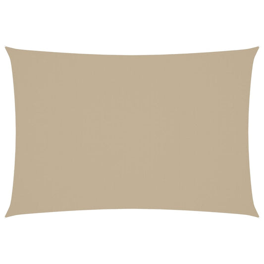 Sunshade Sail Oxford Fabric Rectangular 3x5 m Beige