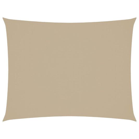 Sunshade Sail Oxford Fabric Rectangular 3x6 m Beige