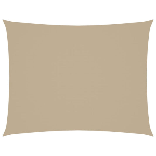 Sunshade Sail Oxford Fabric Rectangular 4x5 m Beige
