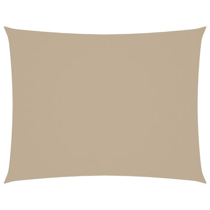 Sunshade Sail Oxford Fabric Rectangular 5x6 m Beige