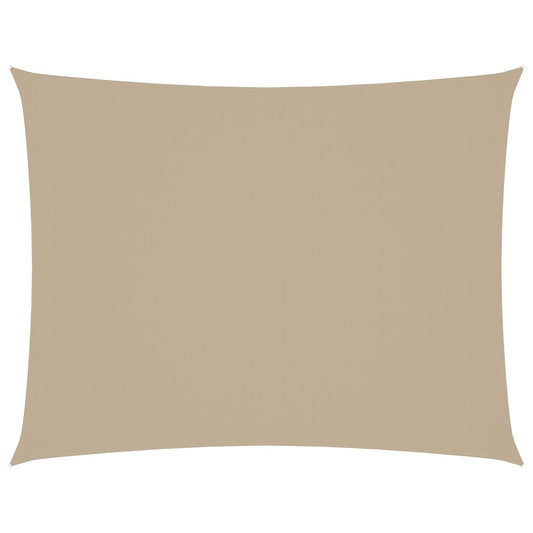 Sunshade Sail Oxford Fabric Rectangular 5x6 m Beige