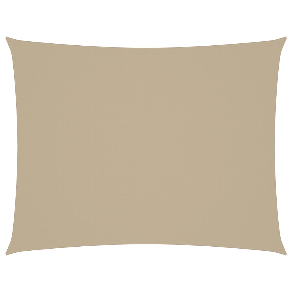 Sunshade Sail Oxford Fabric Rectangular 5x7 m Beige