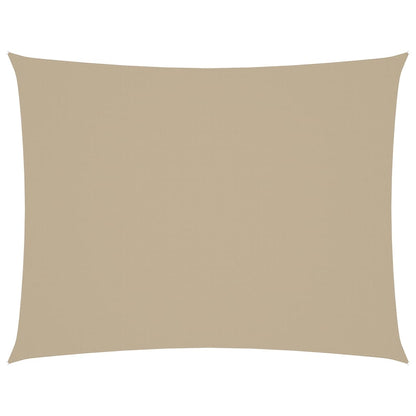 Sunshade Sail Oxford Fabric Rectangular 5x7 m Beige