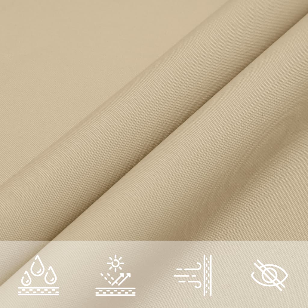 Sunshade Sail Oxford Fabric Rectangular 5x7 m Beige