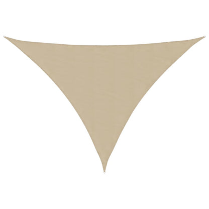 Sunshade Sail Oxford Fabric Triangular 4x5x6.4 m Beige