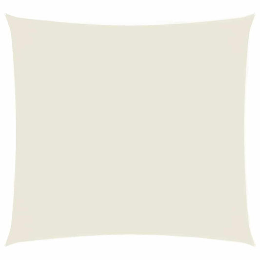 135197 vidaXL Sunshade Sail Oxford Fabric Square 6x6 m Cream
