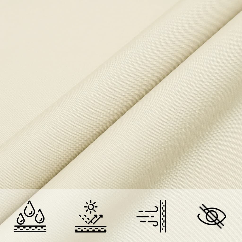 Sunshade Sail Oxford Fabric Rectangular 3.5x4.5 m Cream