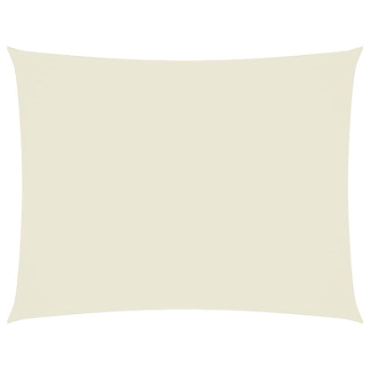135215 vidaXL Sunshade Sail Oxford Fabric Rectangular 3,5x5 m Cream