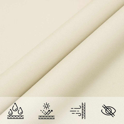 135215 vidaXL Sunshade Sail Oxford Fabric Rectangular 3,5x5 m Cream