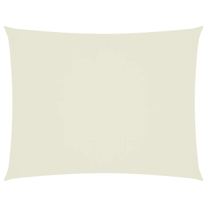 Sunshade Sail Oxford Fabric Rectangular 5x6 m Cream